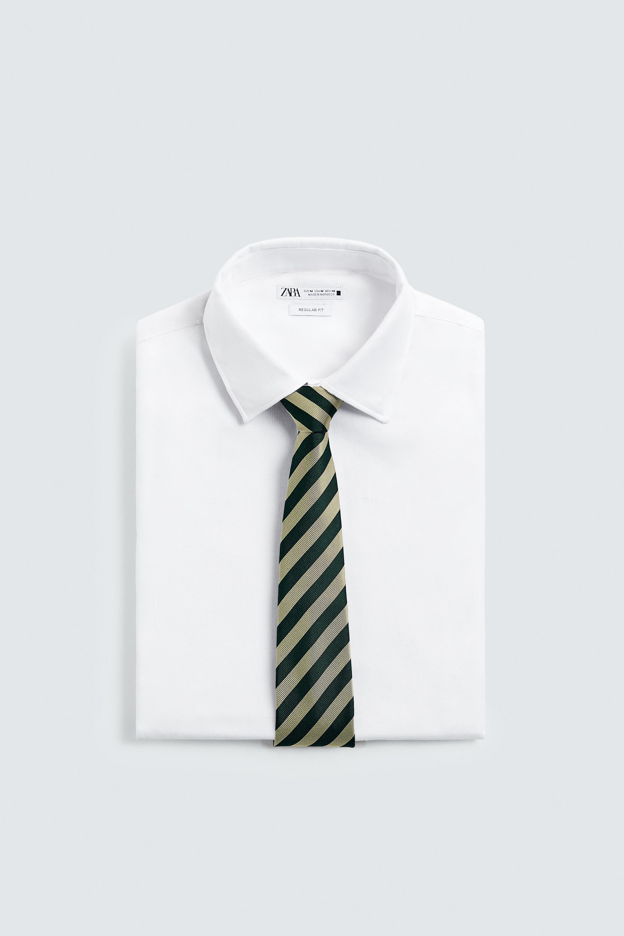 100% SILK STRIPED TIE